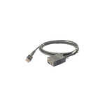 Kabel komunikacyjny do czytnika Honeywell 1250G Voyager RS232/2m/skręcany/czarny