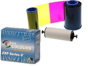 Taśma kolorowa YMCK, 625 wydruków do drukarek Zebra - 800012-445