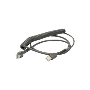 Kabel komunikacyjny do czytnika Honeywell 1250G Voyager USB/2m/skręcany/czarny