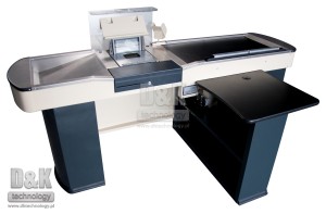 Boks kasowy DK.BKd-2230 - jednostanowiskowy, z taśmą, dostawka