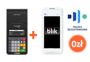 Kasa fiskalna Novitus NANO II Online CZARNA + Terminal płatniczy PAX A920 za 0 zł