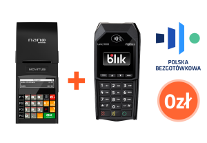 Kasa fiskalna Novitus NANO Online CZARNA + Terminal płatniczy PINPAD INGENICO LAN/3000 za 0 zł