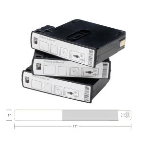 Zebra opaska identyfikacyjna dla dorosłych 25x152 / 350 sztuk 10006998K biała termiczna polipropylen klej akrylowy