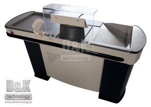 Boks kasowy DK.BKd-1730.bt - jednostanowiskowy, bez taśmy, dostawka