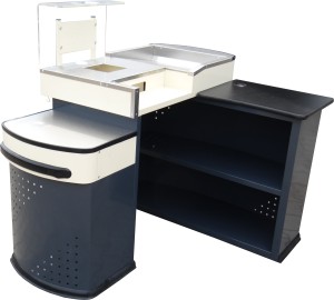 Boks kasowy DK.BKd-1470.bt - jednostanowiskowy, bez taśmy, dostawka