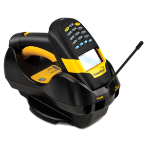 Bezprzewodowy czytnik kodów kreskowych Datalogic PowerScan PM8300/433MHz/laser/standardowy zasięg/wyświetlacz/16 klawiszowa