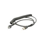 Kabel komunikacyjny do czytnika Honeywell 1250G Voyager USB/2m/skręcany/czarny