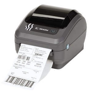 Drukarka etykiet kurierskich DHL Zebra GK420D GK42-202520-000 USB - WYCOFANA!! NASTĘPCĄ JEST MODEL Zebra ZD421D!! 