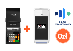 Kasa fiskalna Novitus NANO Online CZARNA + Terminal płatniczy PAX A920 za 0 zł 