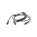 Kabel komunikacyjny do czytnika Honeywell 1250G Voyager PS2/2m/skręcany/czarny
